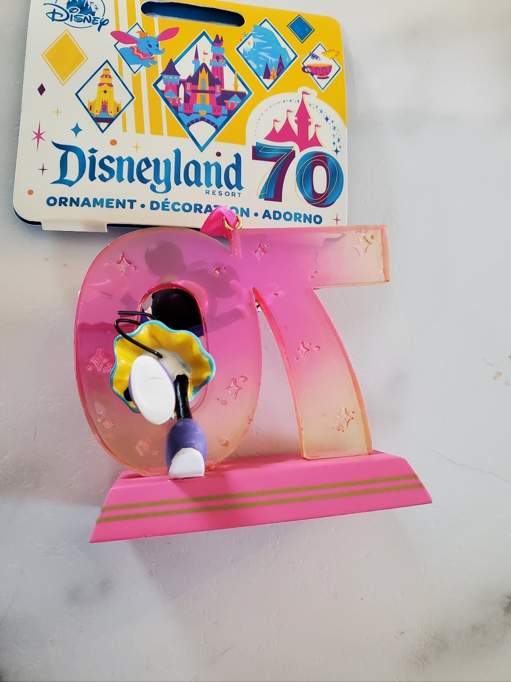 Minnie Mouse Figural Ornament – Disneyland 70th Anniversary - Picture 3 of 8